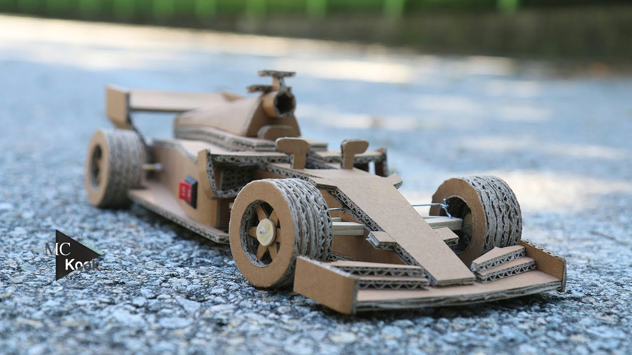 Formula 1 Car Drawing Easy How to Make Amazing F1 Racing Car Ferrari Cardboard Diy Youtube