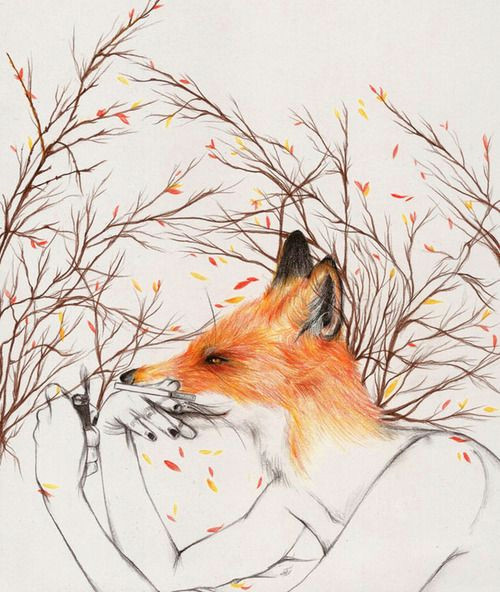 Fox Drawing Tumblr Tumblr Art Inspired Pinterest Art Fox Art and Illustration