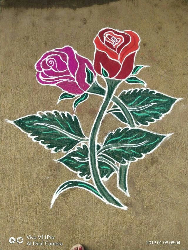 Free Hand Drawing Flowers Rangoli Pin by Siva Kumar On Rangoli Designs In 2019 Rangoli Designs