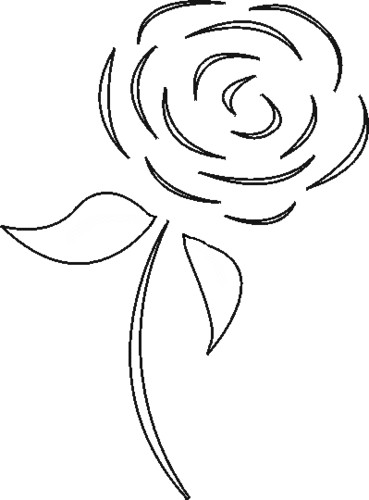 Free Line Drawings Of Roses Free Stencils Collection Flower Stencils Home Decor Stencils