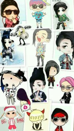 G Dragon Cartoon Drawing 80 Best Gdragon Images Fan Art Fanart Chibi