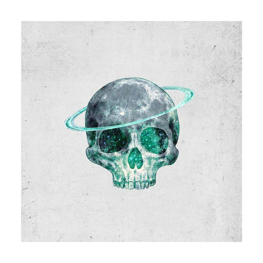 G One Drawing Cosmic Skull Adhesive Art Print Photos I Like Skull Art Skull Art