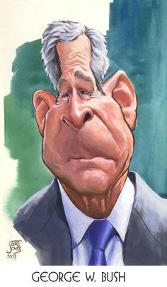 George W Bush Cartoon Drawing 2238 Best Caricature Art Images Cartoon Faces Celebrity