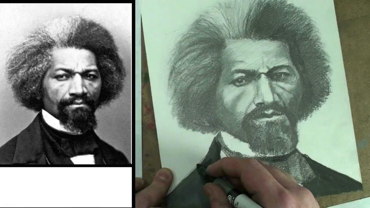 George W Bush Drawing Easy How to Draw Frederick Douglass Step by Step Merrill Kazanjian Art