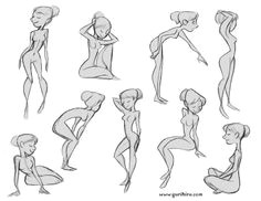 Gesture Drawing Cartoons 60 Best Poses for Gesture Drawing Images Drawing Poses Gesture