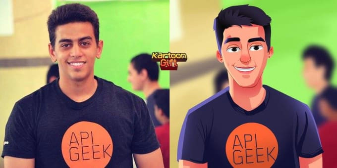 Get A Cartoon Drawing Of Yourself Draw You In Disney Cartoon Style by Imamdwt