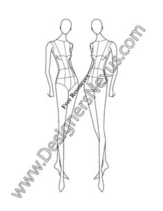 Girl Drawing Back View 701 Best Fashion Croquis Poses Images Drawing Fashion Fashion