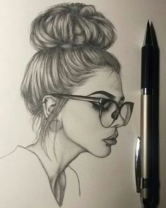 Girl Drawing Side View Easy Side View Of A Girl Drawing References In 2019 Pinterest