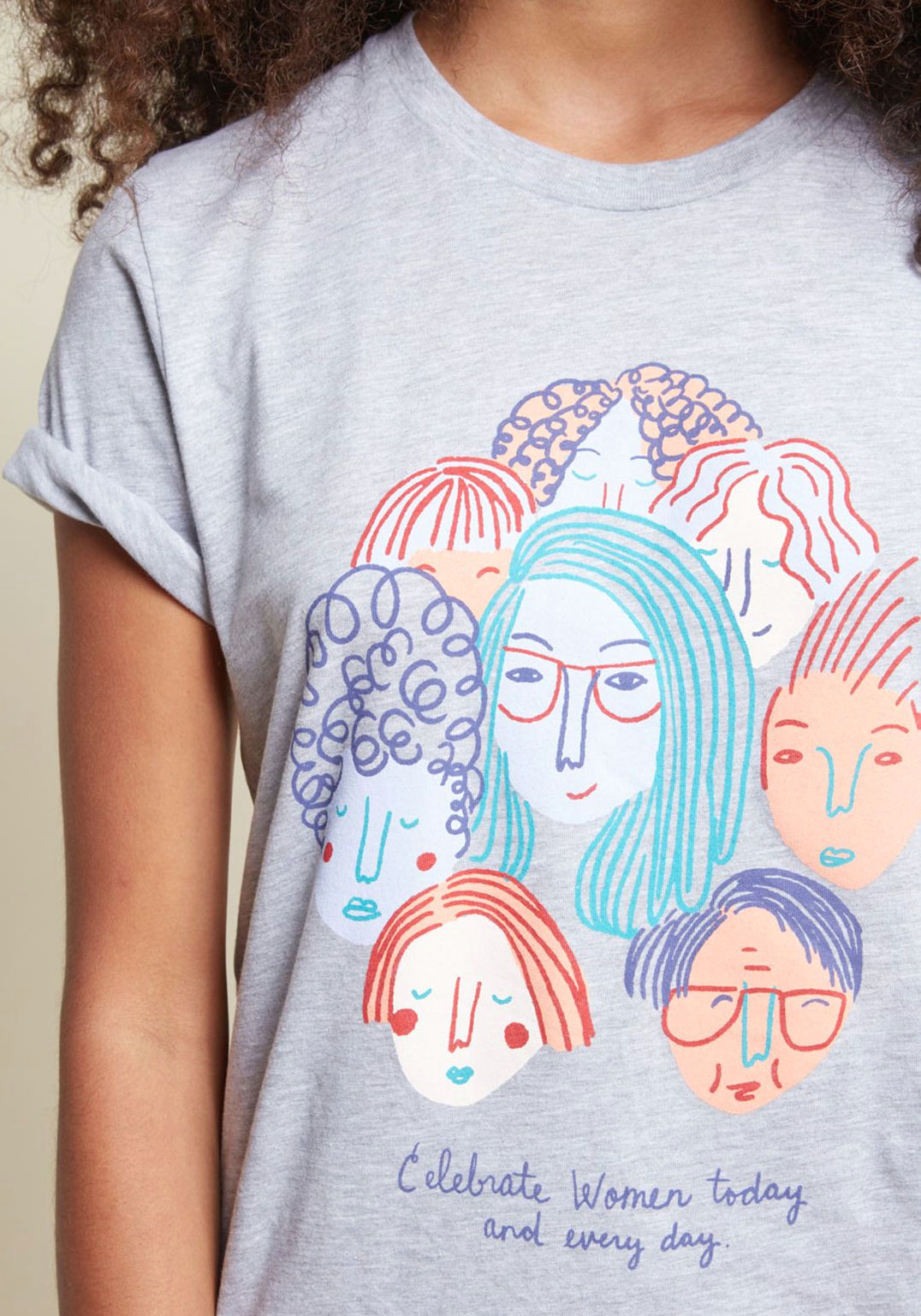 Girl In Shirt Drawing Celebrate Women Graphic Tee Inkspiration Pinterest Woman