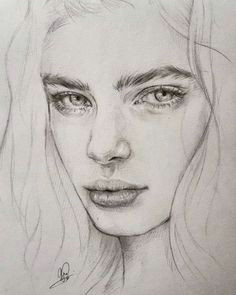 Girl Jawline Drawing 581 Best Face Drawings Images In 2019