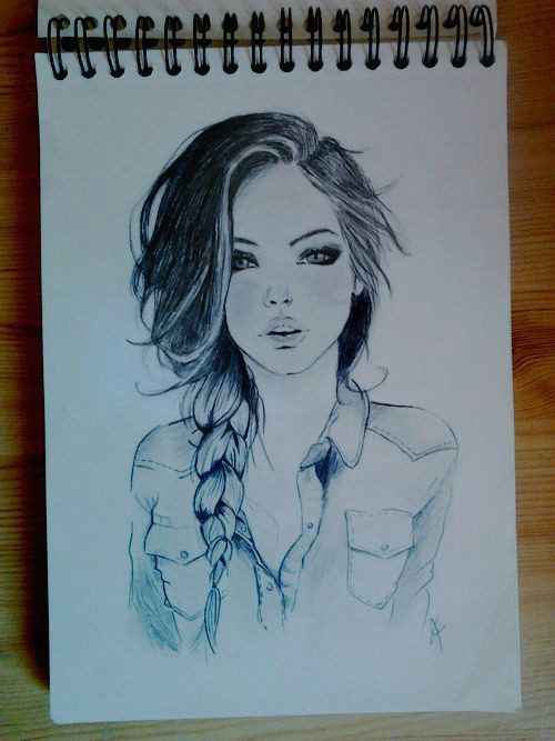 Girl Jawline Drawing Illustration Inspiration Lifestyle Drawings Art Art Drawings