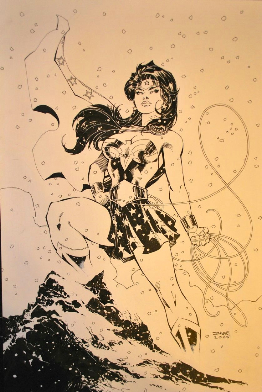 Girl Judge Drawing Wonder Woman by Jim Lee Jim Lee Artworks Pinterest Jim Lee