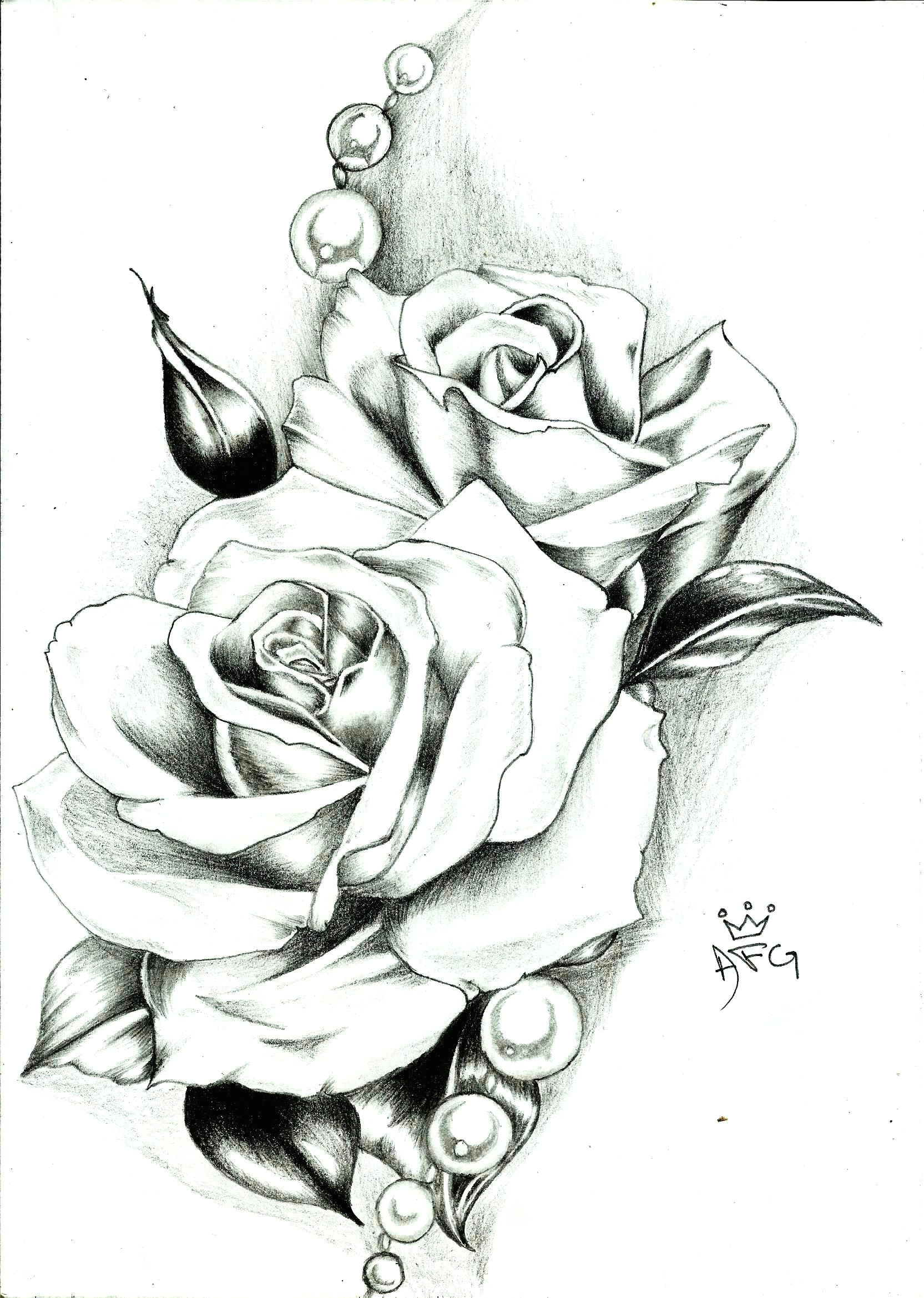 Good Drawings Of Roses Sad Rose Afg 04 Drawing Tattoos Picture Tattoos Tattoo Photos