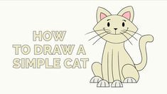 Guided Drawing Of A Cat 234 Best Art Lesson Learn to Draw Cats Images In 2019 Easy