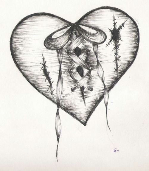 Heartbreak Drawing Pin by Just Us On Nail Art A Drawings Tattoos Art