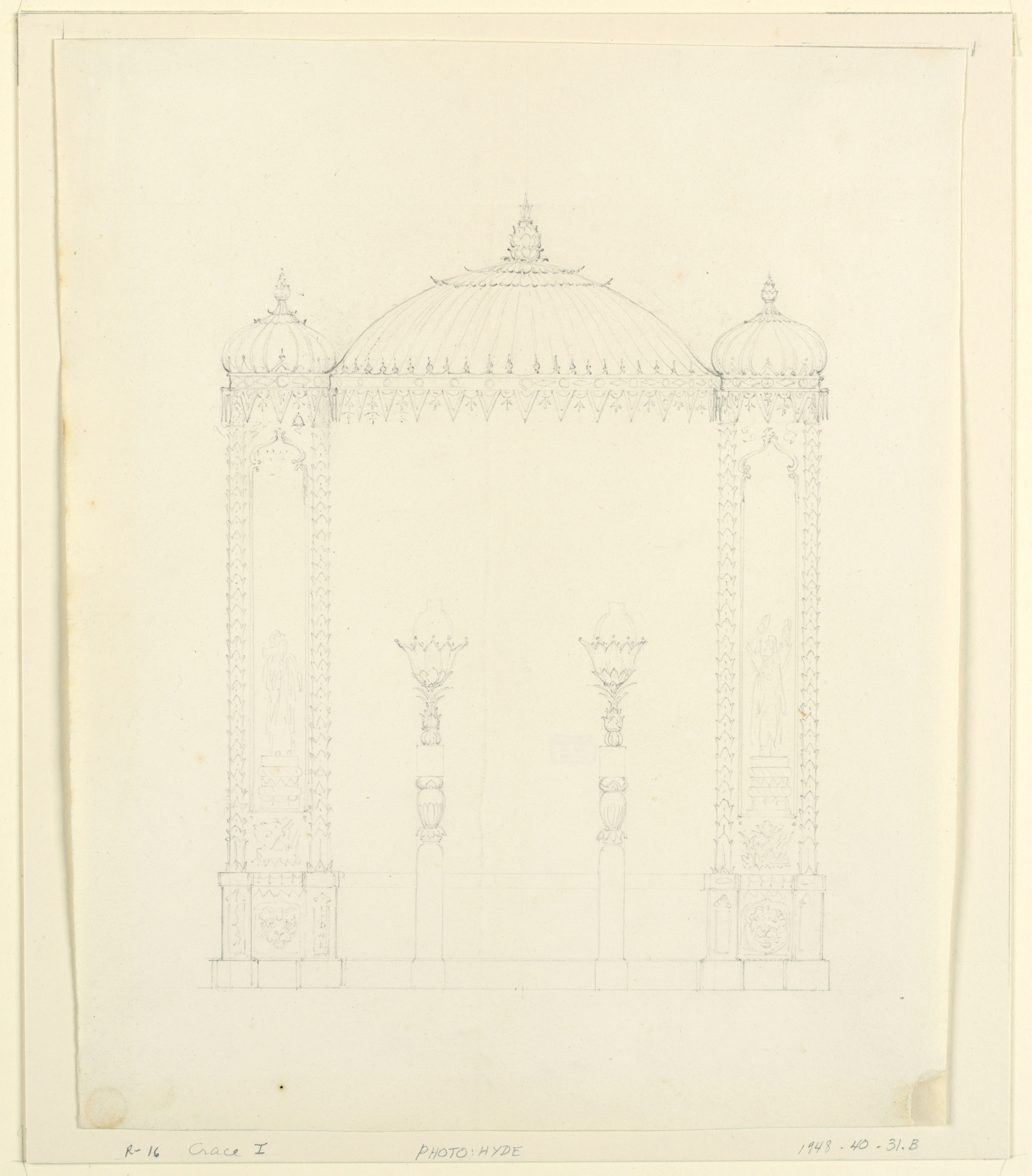 I Drawing Viewer File Drawing Lamp Standards and Wall Decoration Royal Pavilion