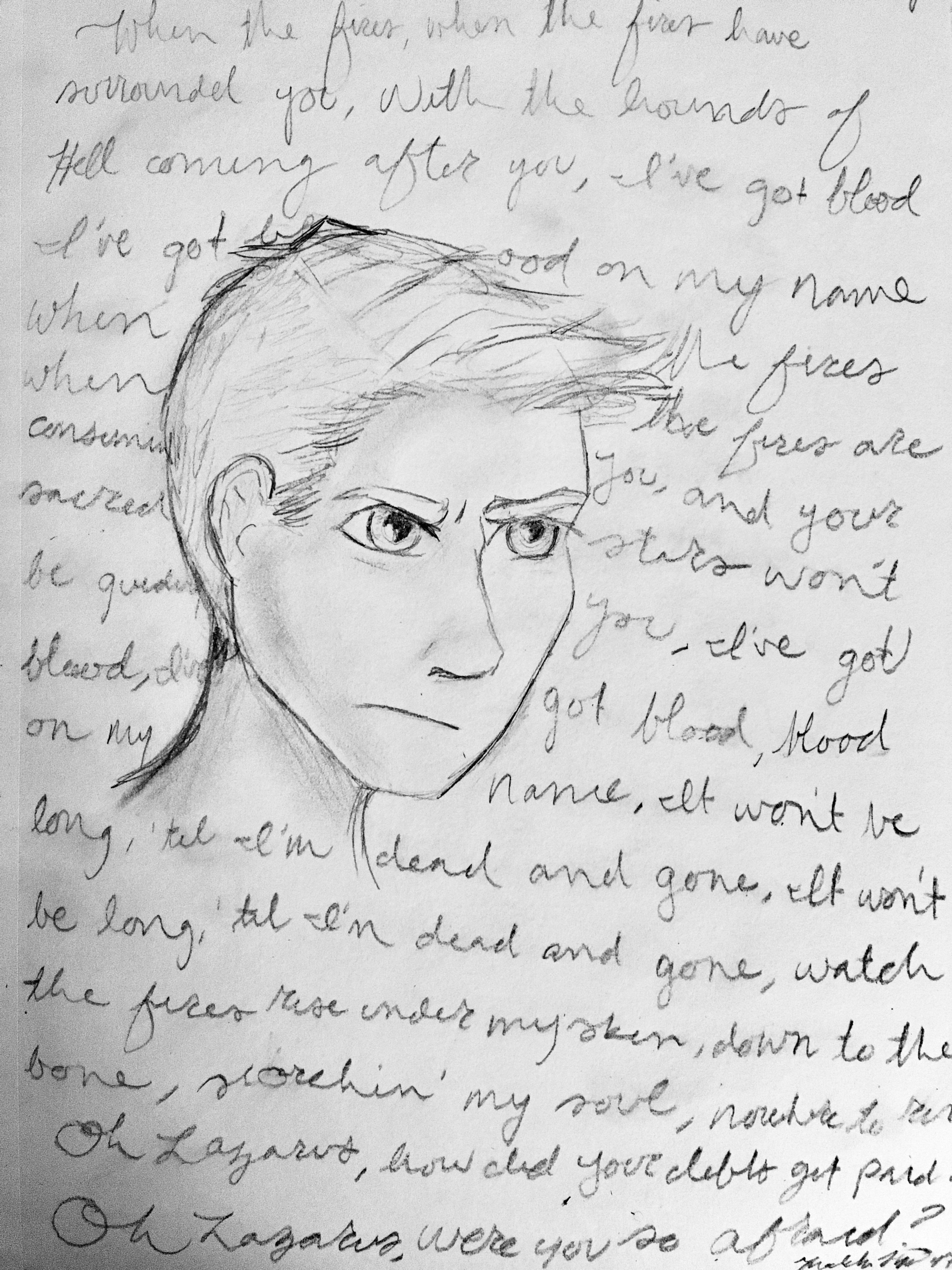 I M Drawing the Line Lyrics Dean Winchester Lyrics Blood On My Name My Art Pinterest