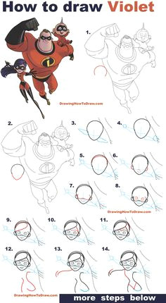 Incredibles 2 Easy Drawings 1208 Best Different Strokes Art Tips Tutorials References
