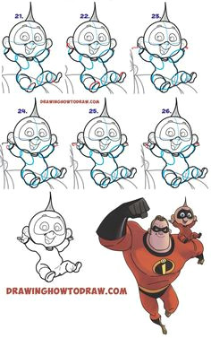 Incredibles 2 Easy Drawings 133 Best Drawing Heroes Images In 2019 How to Draw Draw Drawing