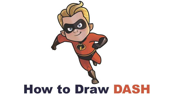 Incredibles 2 Easy Drawings How to Dash From the Incredibles Part 4 Of Drawing the Incredibles