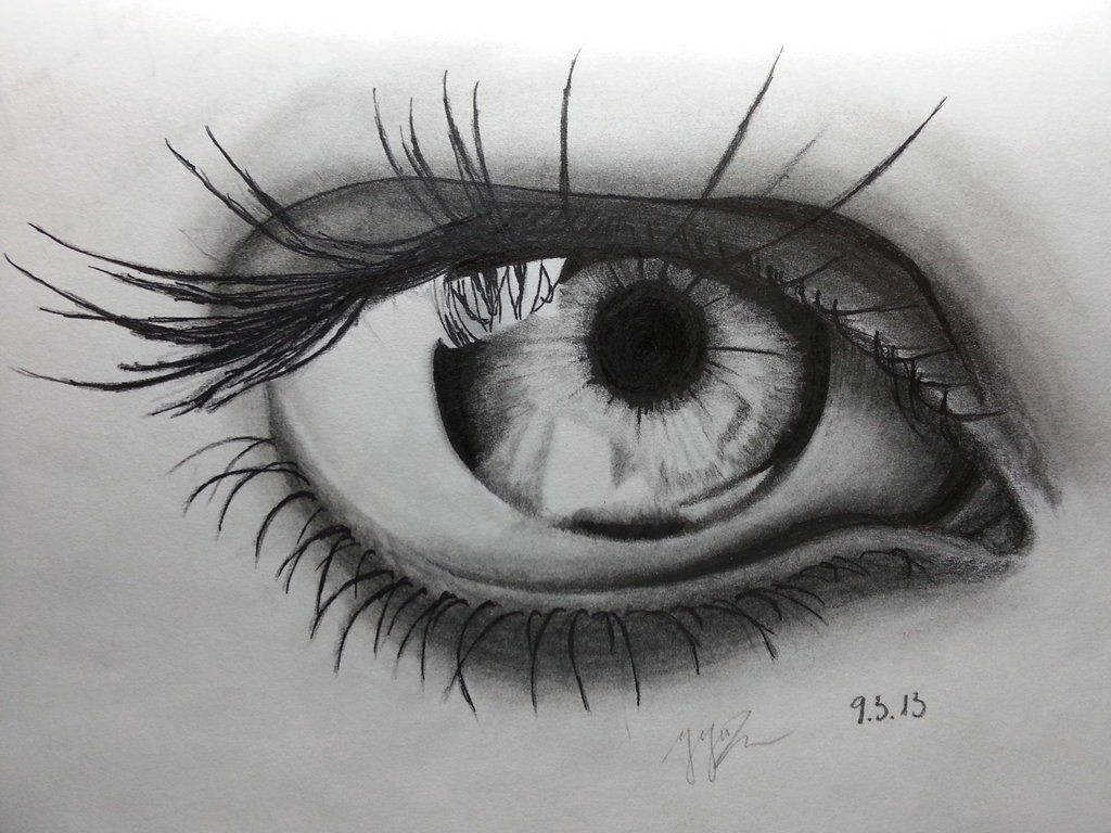 Ink Drawing Of An Eye Eye Pencil Art Hd Wallpaper Art Pencil Drawings Drawings