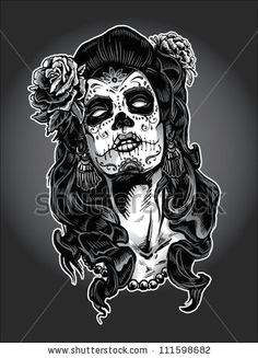 Is Drawing Skulls Haram 70 Best Skulls N Shit Images Skull Tattoos Sugar Skull Tattoos