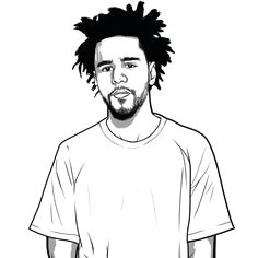 J Cole Drawing Easy 18 Best J Cole Art Images J Cole Drawing J Cole Art Trill Art