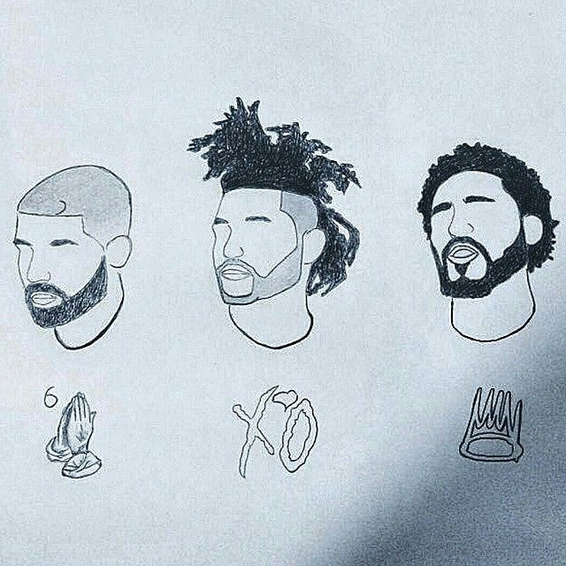 J Cole Drawing Easy Rae Jones On Rap Style Pinterest Drake Art and J Cole