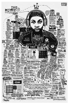 J Dilla Drawing 29 Best J Dilla Fan Art Images J Dilla Hiphop Beats