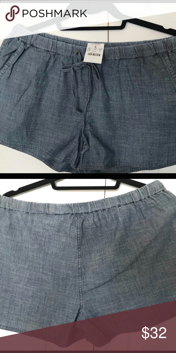 J Drawing Size Nwt J Crew Denim Linen Shorts Nwt In 2018 My Posh Picks