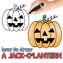 Jack O Lantern Drawing Ideas 25 Halloween Crafts for Kids Art and Craft Tutorials Ideas