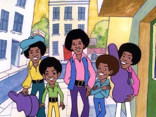 Jackson 5 Cartoon Drawings Jackson 5 Cartoon Throwback toonz Pinterest Jackson and Childhood