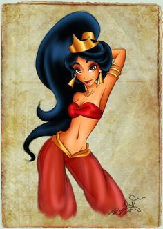 Jasmine Drawing Tumblr Disney Princess Jasmine Red Outfit Tumblr Google Search Art