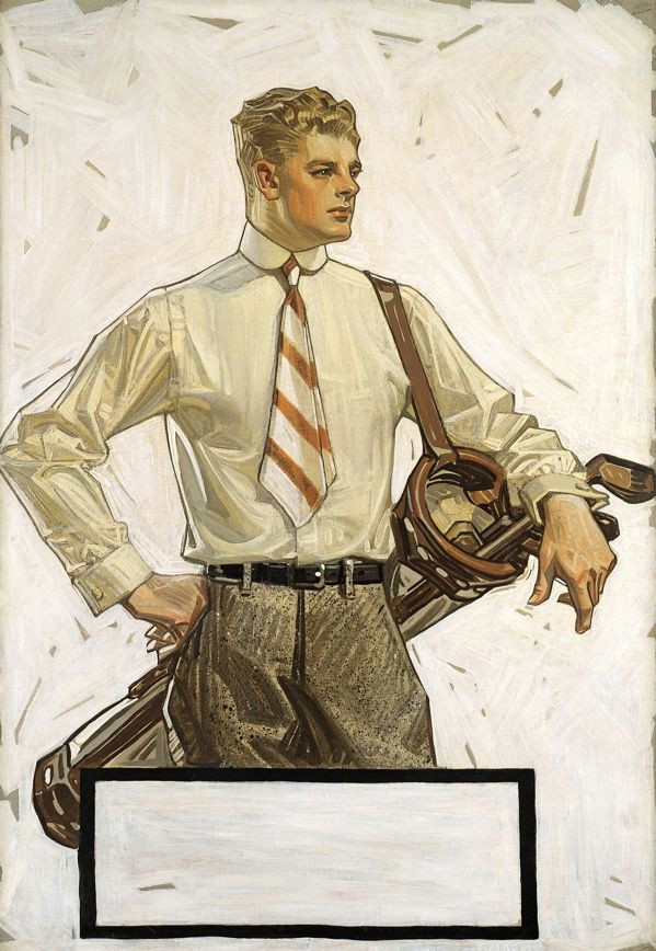 Jc Drawing Tumblr J C Leyendecker Men S Ware Ad before Finishing 1f Ads 1880 1940s