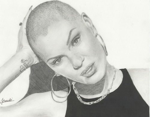 Jessie J Drawing Jessie J Pencil Uploaded by Freckles A On We Heart It