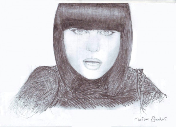 Jessie J Drawing Portrait Of Jessie J by Mariuuma On Stars Portraits