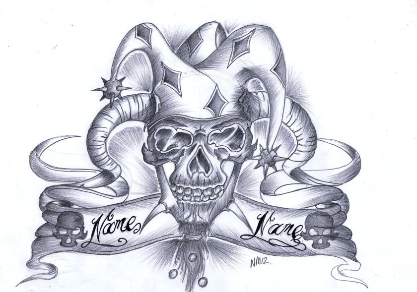 Jester Drawing Ideas Best Grey Ink Jester Tattoos Design Joker Jester Tattoo Tattoos