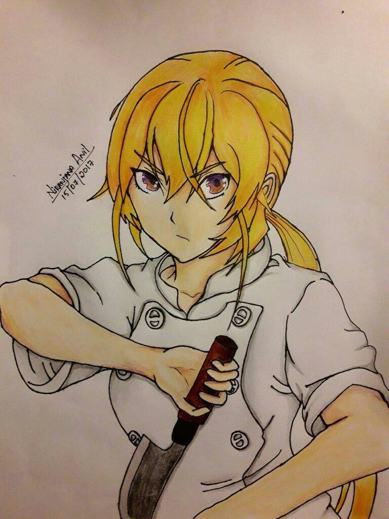 Jhope Anime Drawing Nakiri Erina Fan Art Anime Art Amino