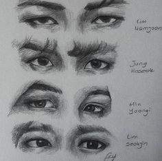 Jimin S Eyes Drawing Taehyung Eye Tutorial V Only Drawings Bts Drawings Art