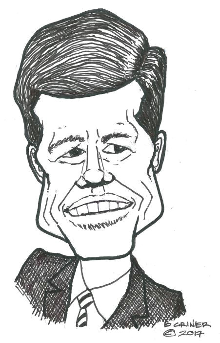 John F Kennedy Cartoon Drawing 6 Jfk Drawing Caricature for Free Download On Ayoqq org