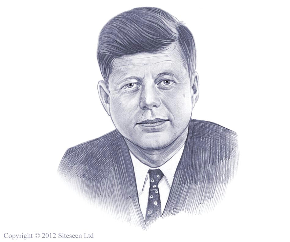 John F Kennedy Drawing Easy Fun Facts On John F Kennedy for Kids