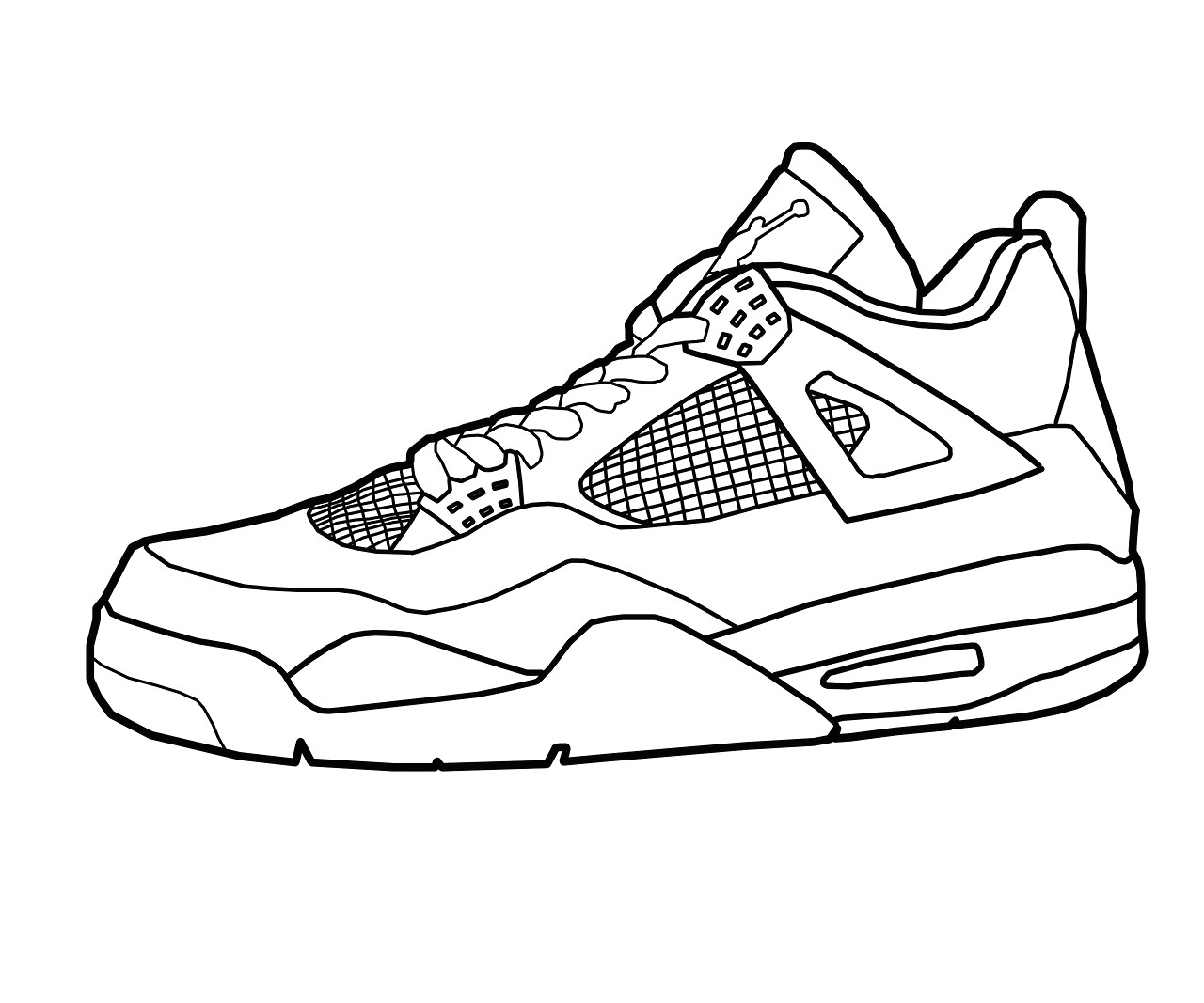 Jordan 1 Drawing Easy 7 Sandals Drawing Easy for Free Download On Ayoqq org