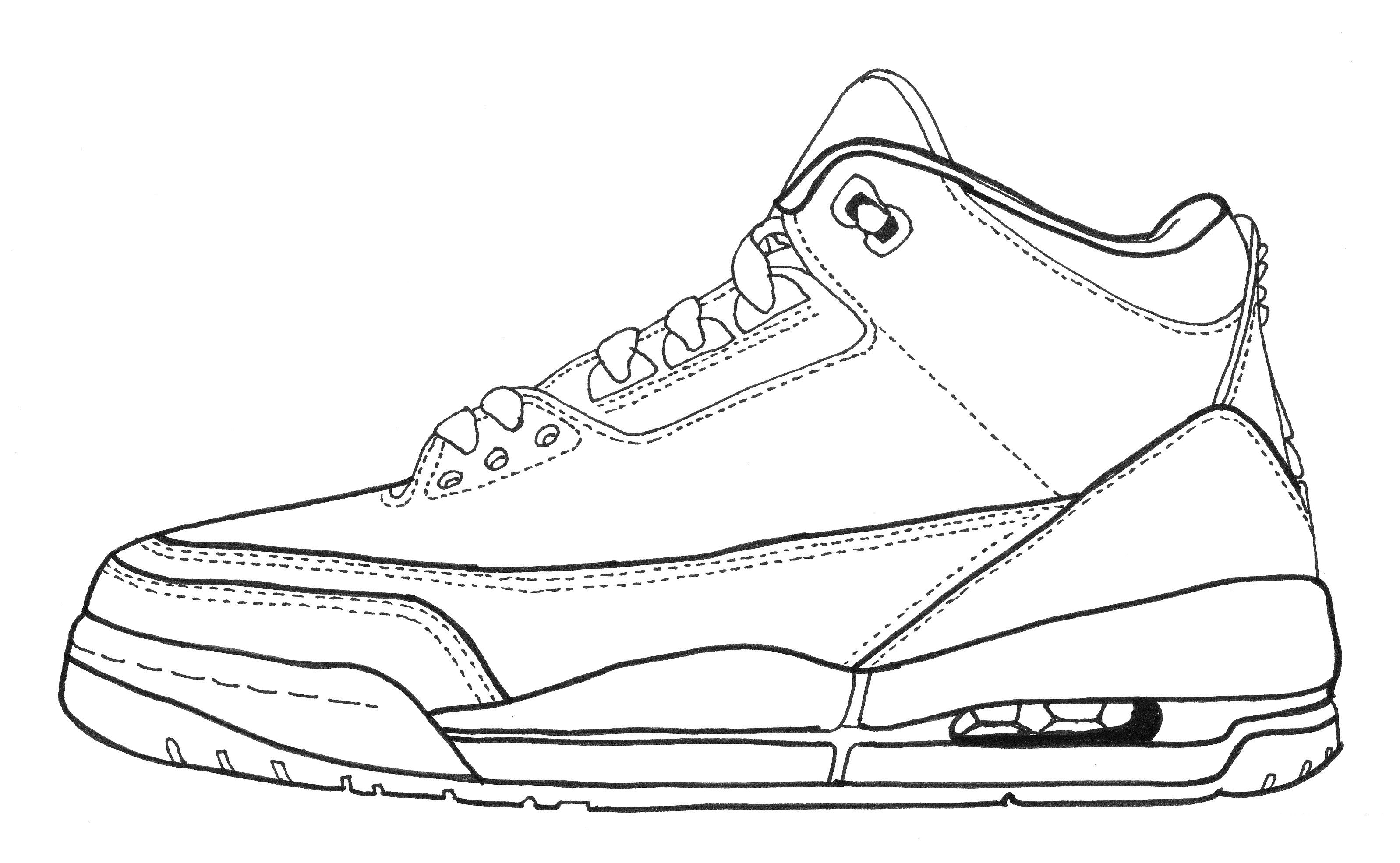 Jordan 1 Drawing Easy Jordan 7 Drawing at Getdrawings Com Free for Personal Use Jordan 7