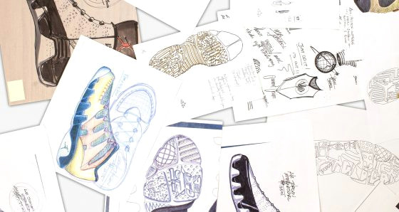 Jordan 9 Drawing A Glimpse at Tinker Hatfield S Jordan 9 Ideation Sketches Conceptkicks