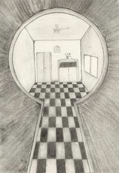 Keyhole Drawing Ideas De 47 Bedste Billeder Fra Keyhole High School Art Middle School