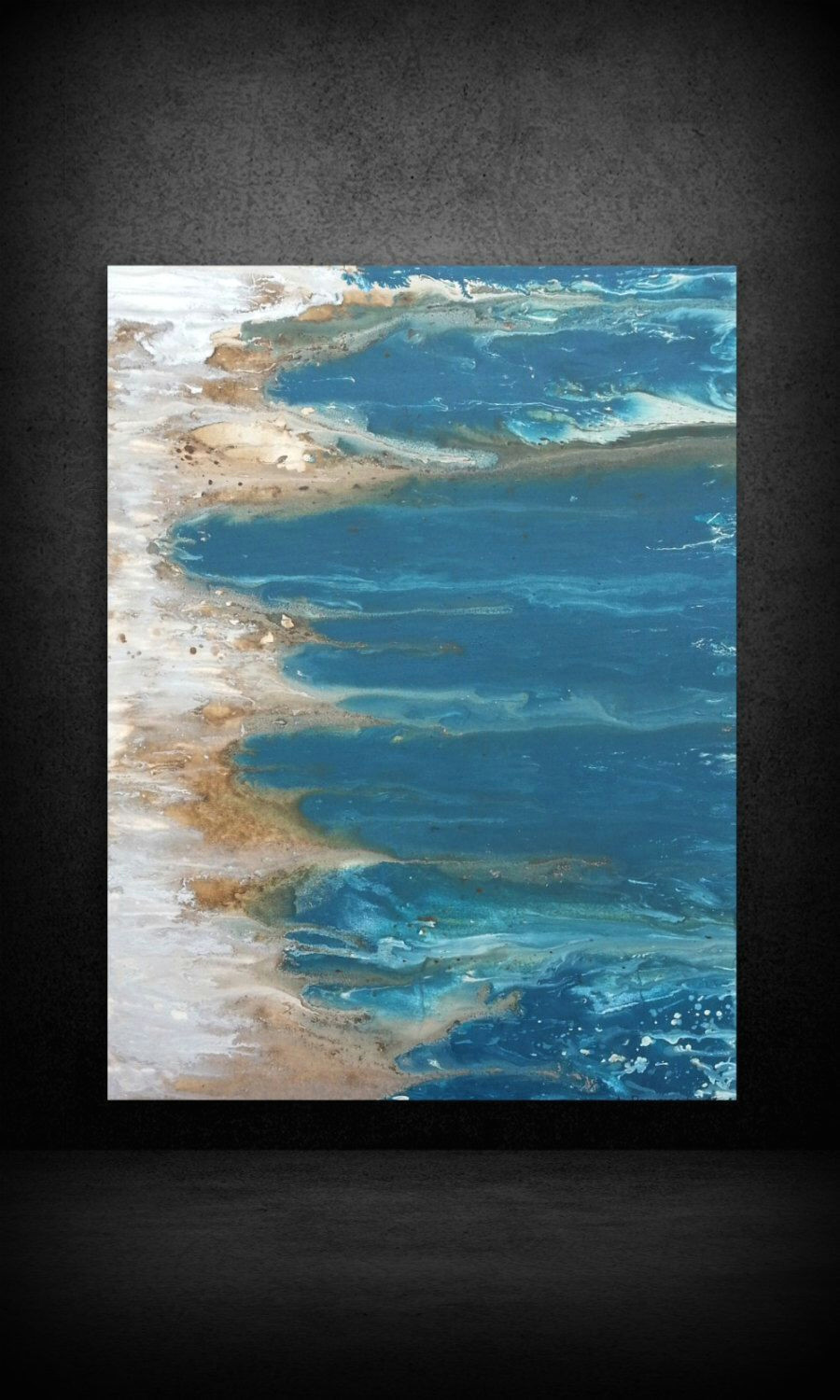 L Dawning Scott Beach Painting 30 X 40 Abstract Painting Acrylic Painting Abstract