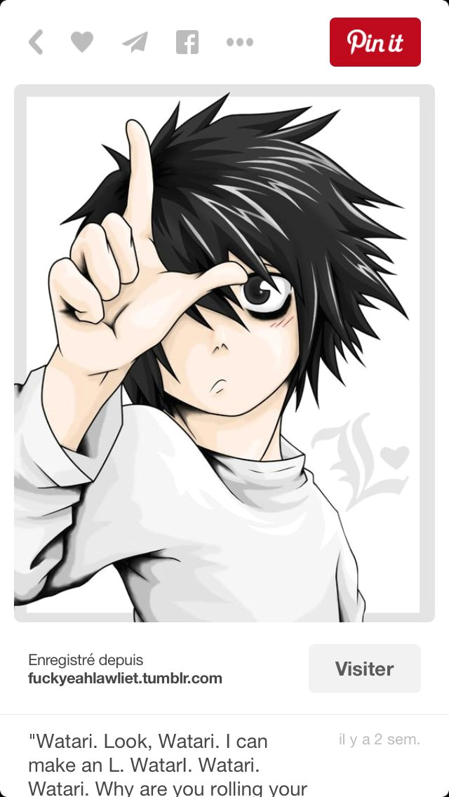 L Drawing Death Note sooo Little Death Note Death Note Death Note L Death