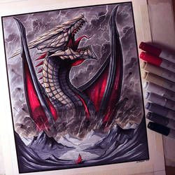Lethalchris Drawing Dragons Giant Dragon Drawing by Lethalchris Art In 2019 Drawings Dragon