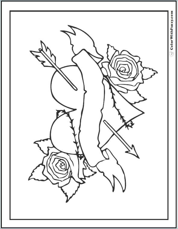 Line Drawing Of Flowers Roses Rose Flower Coloring Pages New Vases Flower Vase Coloring Page Pages