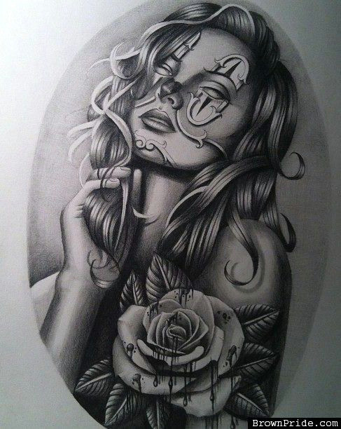 Lowrider Arte Drawings Of Roses Classic Chicano Art Work Brownpride Com Photo Gallery Bp